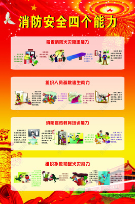 提高消防安全四個能力，構建平安和諧家園